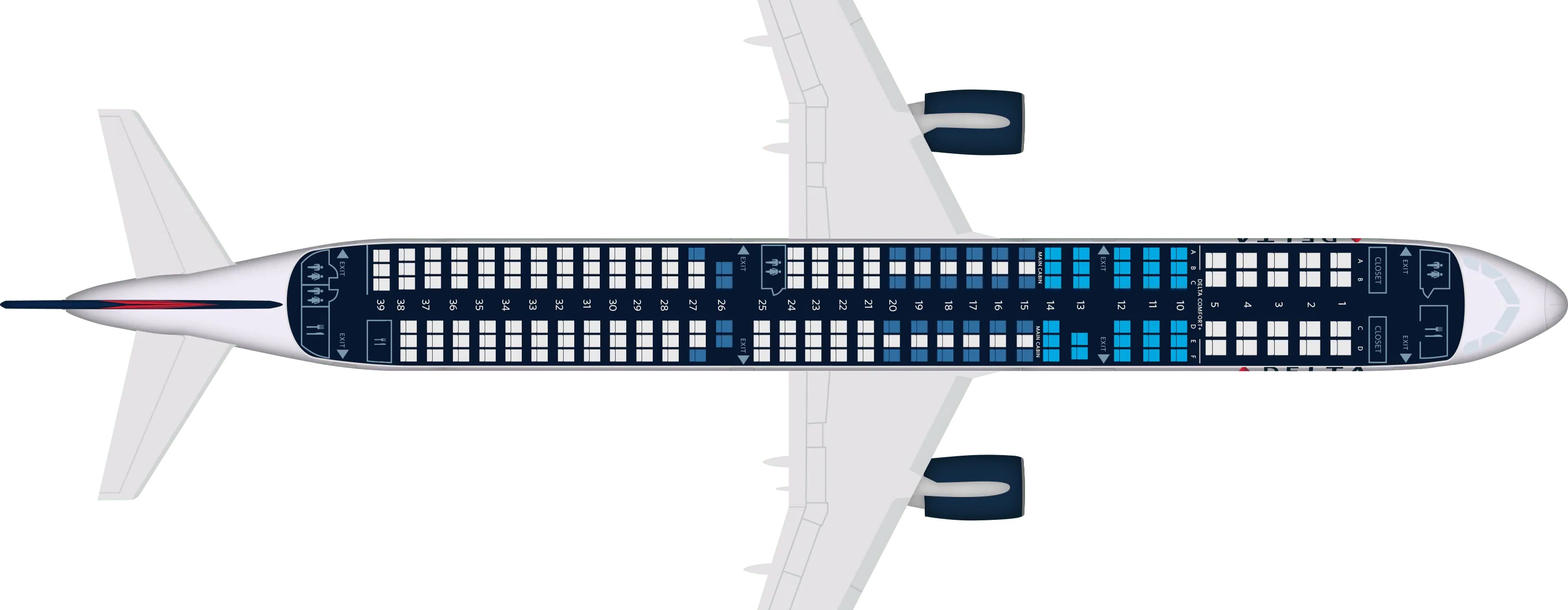 A321 Seat Map