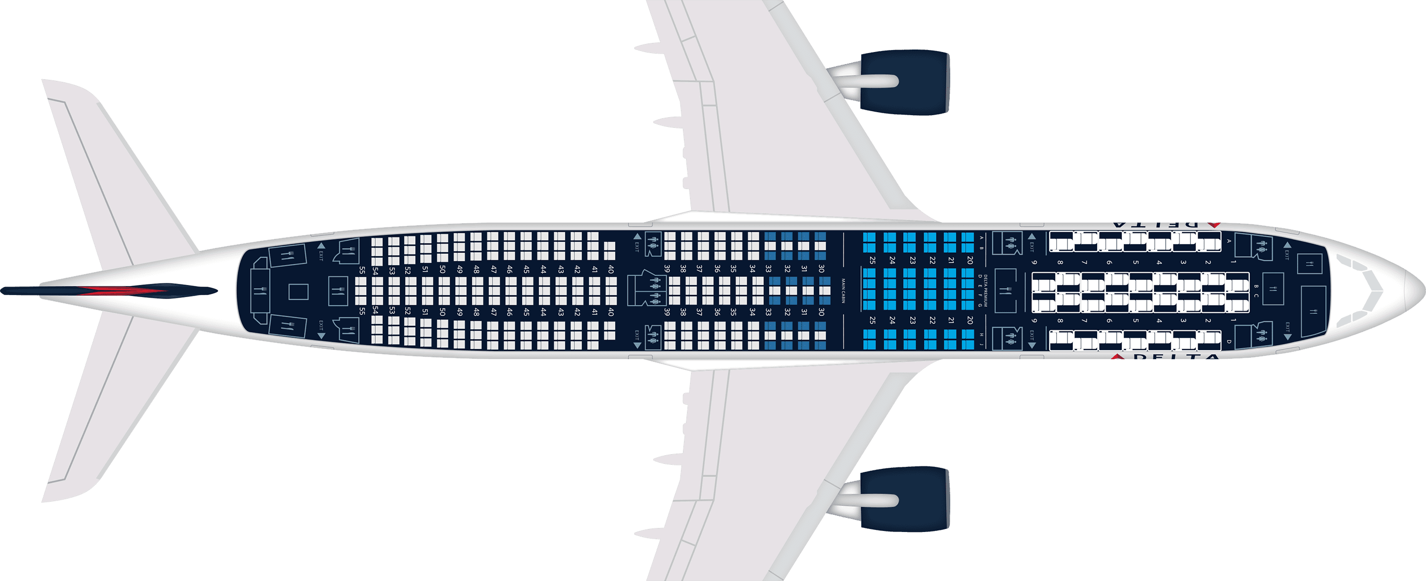 A359 Seat Map